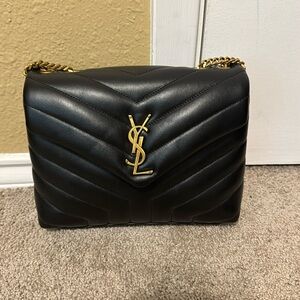 YSL Lou Lou small quilted leather shoulder bag